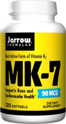 МК-7, Jarrow Formulas (Джарроу Формулас) капс. 330 мг №120