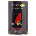 Чай черный, Sunleaf (Санлиф) 75 г 1 шт с маракуйей жестяная банка