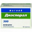 Магний-Диаспорал 300, гран. д/р-ра д/приема внутрь 295.7 мг / 5 г №20 стик-пакеты